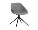 MCCOY SWIVEL DINING CHAIR - NIGHTFALL BLACK NOVEMBER GREY