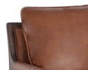 MAUTI ARMCHAIR - BROWN SHALIMAR TOBACCO LEATHER