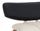 LORELEI COUNTER STOOL - DILLON CREAM DILLON BLACK