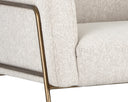 CYBIL LOUNGE CHAIR - DOVE CREAM