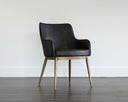 FRANKLIN DINING ARMCHAIR - VINTAGE BLACK