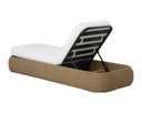 BARCELONA LOUNGER - NATURAL STINSON WHITE