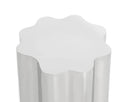 DAHLIA END TABLE - STAINLESS STEEL