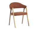 BURGOS DINING ARMCHAIR - BELFAST RUST