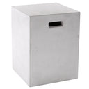 CASTOR END TABLE - WHITE