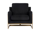 KALMIN LOUNGE CHAIR - ABBINGTON BLACK