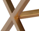 Corden Bench - SMALL GOLD BRAVO BLACK