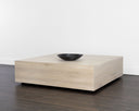FREZCO COFFEE TABLE - SQUARE LIGHT OAK