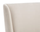 AMITA WHEELED DINING CHAIR - PICCOLO PROSECCO