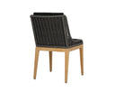 SORRENTO DINING CHAIR - NATURAL ARASHI BLACK