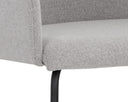 HENSLEY DINING ARMCHAIR - MINA WARM GREY