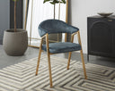 BURGOS DINING ARMCHAIR - NONO PETROL