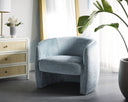 MIRCEA LOUNGE CHAIR - BERGEN FRENCH BLUE