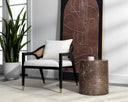 RIVA DINING TABLE - MARBLE LOOK MOCHA 43