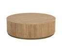 KALLA COFFEE TABLE - ROUND RUSTIC OAK