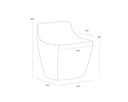 LEDGER STOOL - WHITE