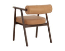 SOVA DINING ARMCHAIR - ANTIQUE BROWN SAHARA CAMEL LEATHER