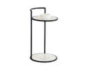 Forvyn End Table - BLACK MARBLE LOOK NATURAL