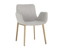 LUCANO DINING ARMCHAIR - BELFAST HEATHER GREY