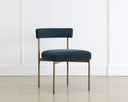 SENECA DINING CHAIR - ANTIQUE BRASS DANNY TEAL