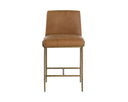 LATHAN COUNTER STOOL - TAN LEATHER
