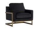 KALMIN LOUNGE CHAIR - ABBINGTON BLACK