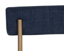 SENECA COUNTER STOOL - ANTIQUE BRASS ARENA NAVY