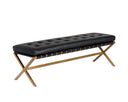 Corden Bench - SMALL GOLD BRAVO BLACK