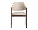 MILTON DINING ARMCHAIR - SMOKE ACACIA BRAVO CREAM