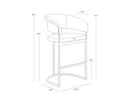 MARRIS BARSTOOL - GUNMETAL MILLIKEN COGNAC