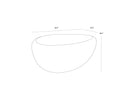 CORVO COFFEE TABLE - SMALL WHITE