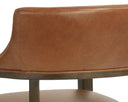 BRYLEA DINING ARMCHAIR - BROWN SHALIMAR TOBACCO LEATHER