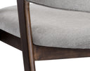 MILTON DINING ARMCHAIR - SMOKE ACACIA POLO CLUB STONE