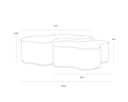 BOISE NESTING COFFEE TABLES SET OF 2 - Default Title