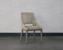ESTRADA DINING CHAIR - NAYA CHECK LIGHT GREY