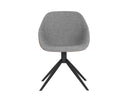 MCCOY SWIVEL DINING CHAIR - CINNAMON BROWN NOVEMBER GREY
