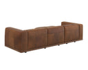 BEAU SOFA CHAISE - LAF LUCIA TOBACCO LEATHER