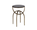 ALICENT END TABLE - BLACK MARBLE