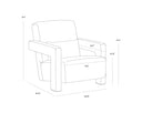 FORESTER LOUNGE CHAIR - COPENHAGEN WHITE