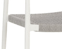 NAVA STACKABLE DINING ARMCHAIR - WHITE