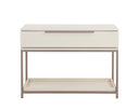 Calden Nightstand - LARGE CHAMPAGNE GOLD CREAM