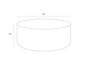 DIAZ COFFEE TABLE - GREY WOOD GRAIN BROWN