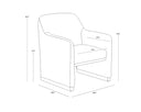 JAIME LOUNGE CHAIR - MEG ASH
