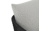 CAPRI DINING ARMCHAIR - SMOKE GREY COPACABANA MARBLE