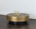 BERNABY COFFEE TABLE - ANTIQUE BRASS