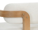 MADRONE LOUNGE CHAIR - RUSTIC OAK HEATHER IVORY TWEED