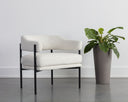 LOLA LOUNGE CHAIR - MERINO PEARL