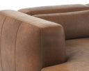 BEAU SOFA CHAISE - LAF LUCIA TOBACCO LEATHER