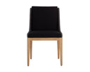 SORRENTO DINING CHAIR - NATURAL ARASHI BLACK