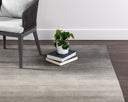 BRISBANE HAND-WOVEN RUG - GREY 8 X 10